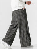 Men's Chic & Trendy Pinstripe Woolen Pants