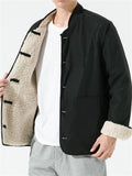 Winter Men's Reversible Fleece-lined Thickened Jackets