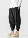 Fashion Corduroy Loose Fit Winter Pants for Men