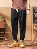 Men's Streetwear Elastic Waist Drawstring Pants