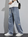 Men's Popular Relaxed Jeans with 1977 Patch