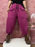 Personalized Casual Thickened Plus Velvet Harem Pants for Women