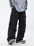 Men's Silky Textured Comfort Drawstring Cargo Pants