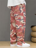 Crane Printed Casual Vintage Trousers for Men