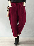 Female Super Comfy Corduroy Pants for Autumn & Winter