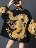 Women's Loong Print Open Front Jackets