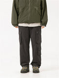 Male Trendy Skin-friendly Solid Color Cargo Pants