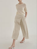 Elegant Temperament High-rise Pants for Ladies