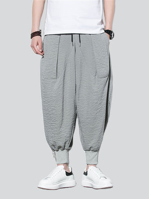 Men's Casual Breathable Sports Ankle-Tied Lantern Pants