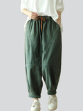 Women's Sports Casual High-Rise Autumn Drawstring Harem Pants