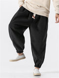 Men's Japanese Winter Thickened Warm Woolen Pants