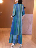 Women's Elegant Gradient Color Silky Set Outfits