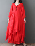 Women's Comfy Zen Style Flowy Linen Outfits