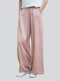 Plain Cozy Zen Linen Wide Leg Pants for Women