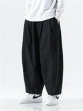 Solid Color Relaxed Fit Comfy Pants for Men