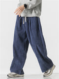 Men's Drawstring Trendy Youth Corduroy Pants