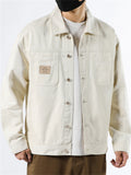 Men's Single-breasted Durable Denim Jackets