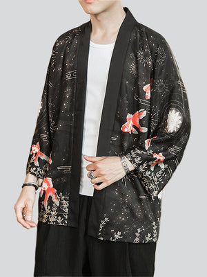 Japanese Street Style Kimono Shirts for Men