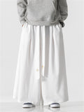 Men's Comfort Wide Leg Linen Hakama Pants