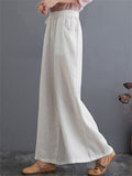 Lady Unique Side Lace-up Floor-length Leisure Pants