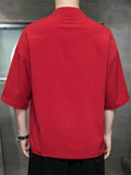 Popular Contrast Color Splicing T-shirts for Men