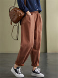 Women's Casual All Match Cozy Cotton Harem Pants