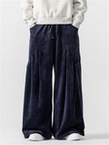 Men's Unique Comfortable Wide Leg Corduroy Trousers