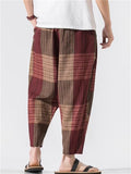 Vintage Comfy Plaid Casual Pants for Men