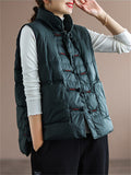 Women's Winter Warm White Duck Down Vest