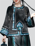 Ladies Jacquard Embroidery Chinese Style Jackets