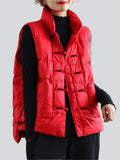 Women's Winter Warm White Duck Down Vest