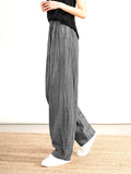 Retro Tie Dye High-Rise Trousers for Ladies