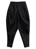 Hip-Hop Front Pocket Loose Harem Pants for Women