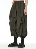 Women's Big Size Oversized Pleated Lantern Pants