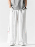 Male Chic Side Strap Design Chinese Style Pants