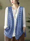 Women's Ultra-lightweight Hollow Out Knitted Vest Shirt