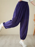 Women's Cotton Linen Zen Yoga Lantern Pants