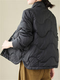 Literary Lightweight Cotton-padded Jackets for Women