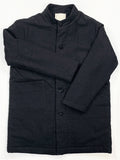 Men's Plain Winter Stand Collar Button Warm Cotton Coat