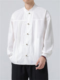 Men's Simple Spring Autumn Long Sleeve Shirt