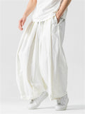 Men's Japanese Casual Pleated Loose Lantern Pants