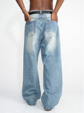 Men's Stylish Washed Loose Fit All Match Jeans