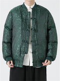 Men's Chinese Style Tassel Button Super Warm Cotton Padded Down Coat