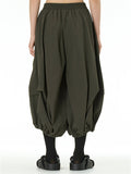 Women's Big Size Oversized Pleated Lantern Pants