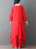 Women's Comfy Zen Style Flowy Linen Outfits