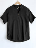 Men's Relaxed Comfortable Natural Cotton Linen Shirt