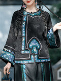 Ladies Jacquard Embroidery Chinese Style Jackets