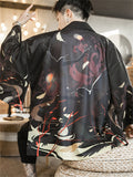 Japanese Street Style Kimono Shirts for Men