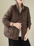 Literary Lightweight Cotton-padded Jackets for Women