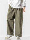 Casual Loose Solid Wide Leg Pants for Men